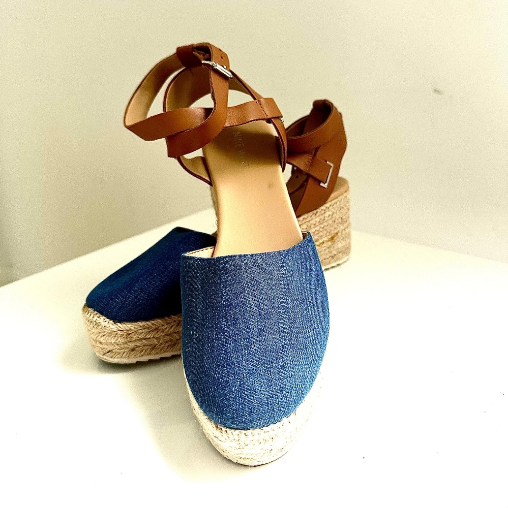 Denim Wedges